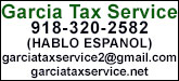 Garcia Tax Service Sponsorship Banner