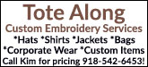 Tote Along Sponsorship Banner